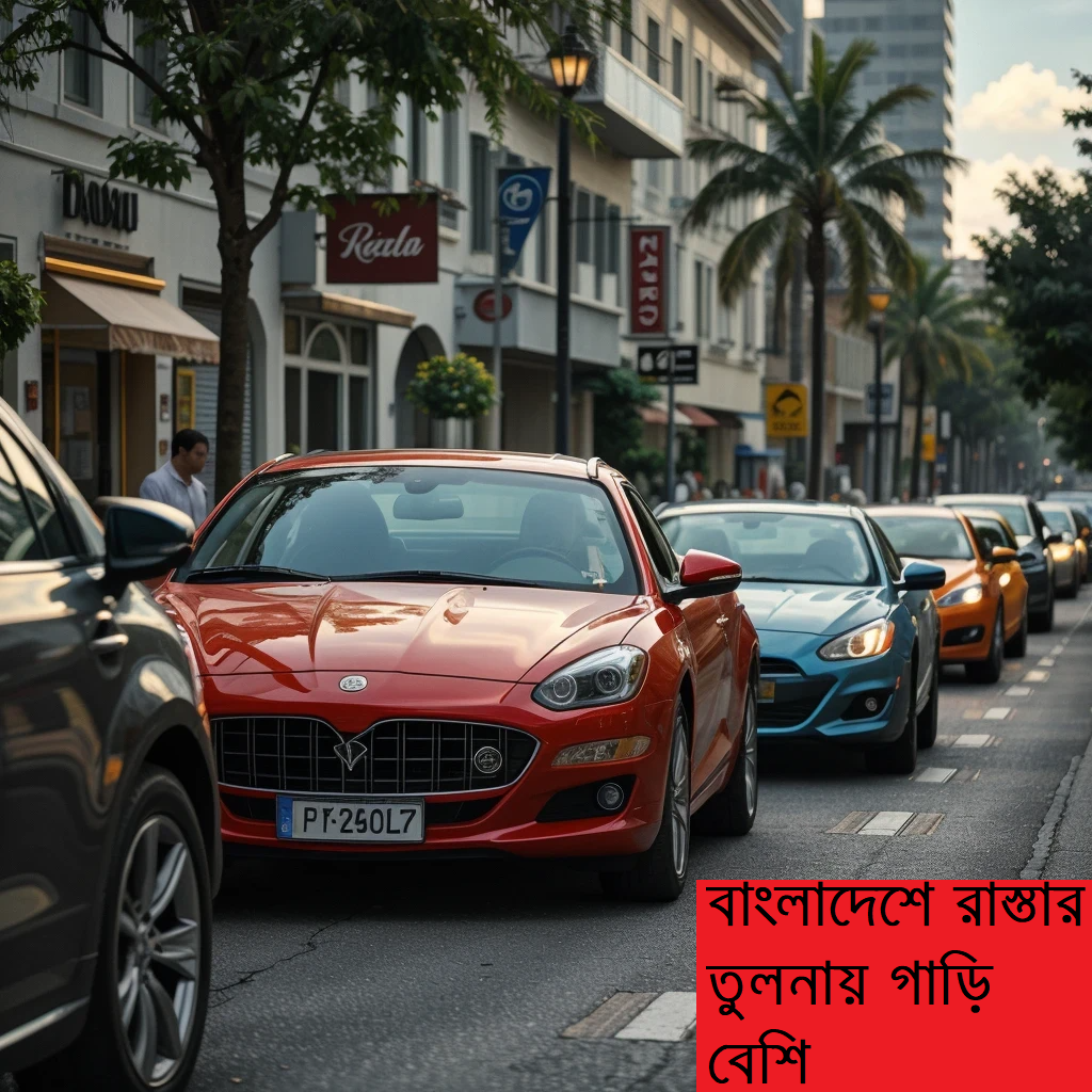 রাস্তার তুলনায় গাড়ি বেশি