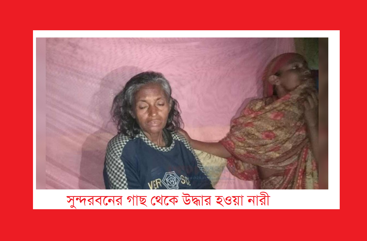গহীন সুন্দরবনের গাছ থেকে নারী উদ্ধার অতঃপর ছেলের সাথে বাড়ি ফিরলেন