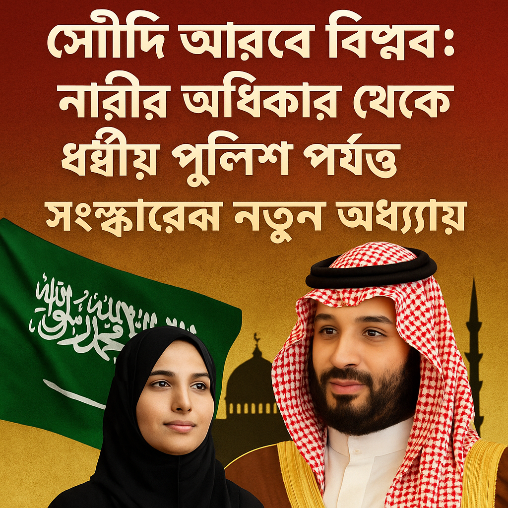 সৌদি আরবে পরিবর্তনের হাওয়া: নারীর অধিকার থেকে ধর্মীয় পুলিশের পতন