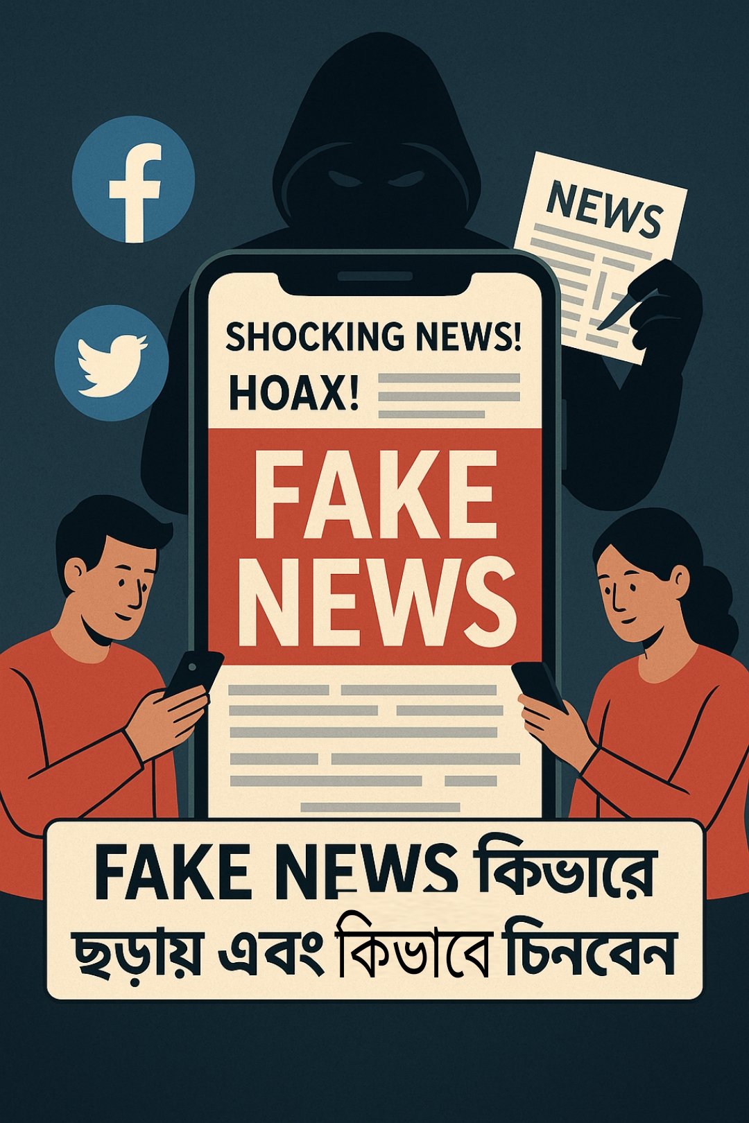 ফেক নিউজ কীভাবে ছড়ায় এবং কিভাবে চিনবেন