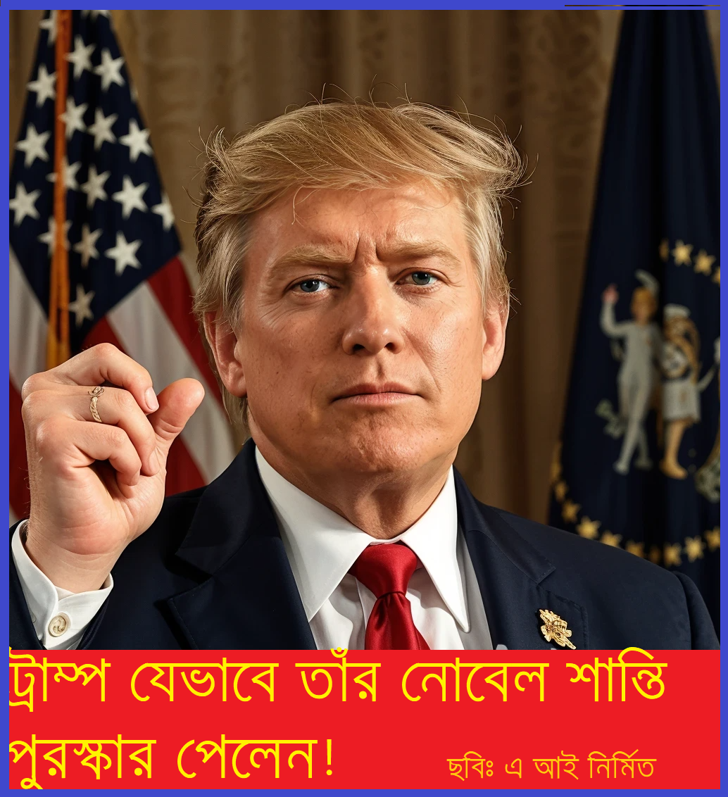 ডোনাল্ড ট্রাম্প যেভাবে তাঁর ‘নোবেল শান্তি পুরস্কার পেলেন’ — একটি কঠোর, সামরিক-রাজনীতিক ব্যঙ্গ