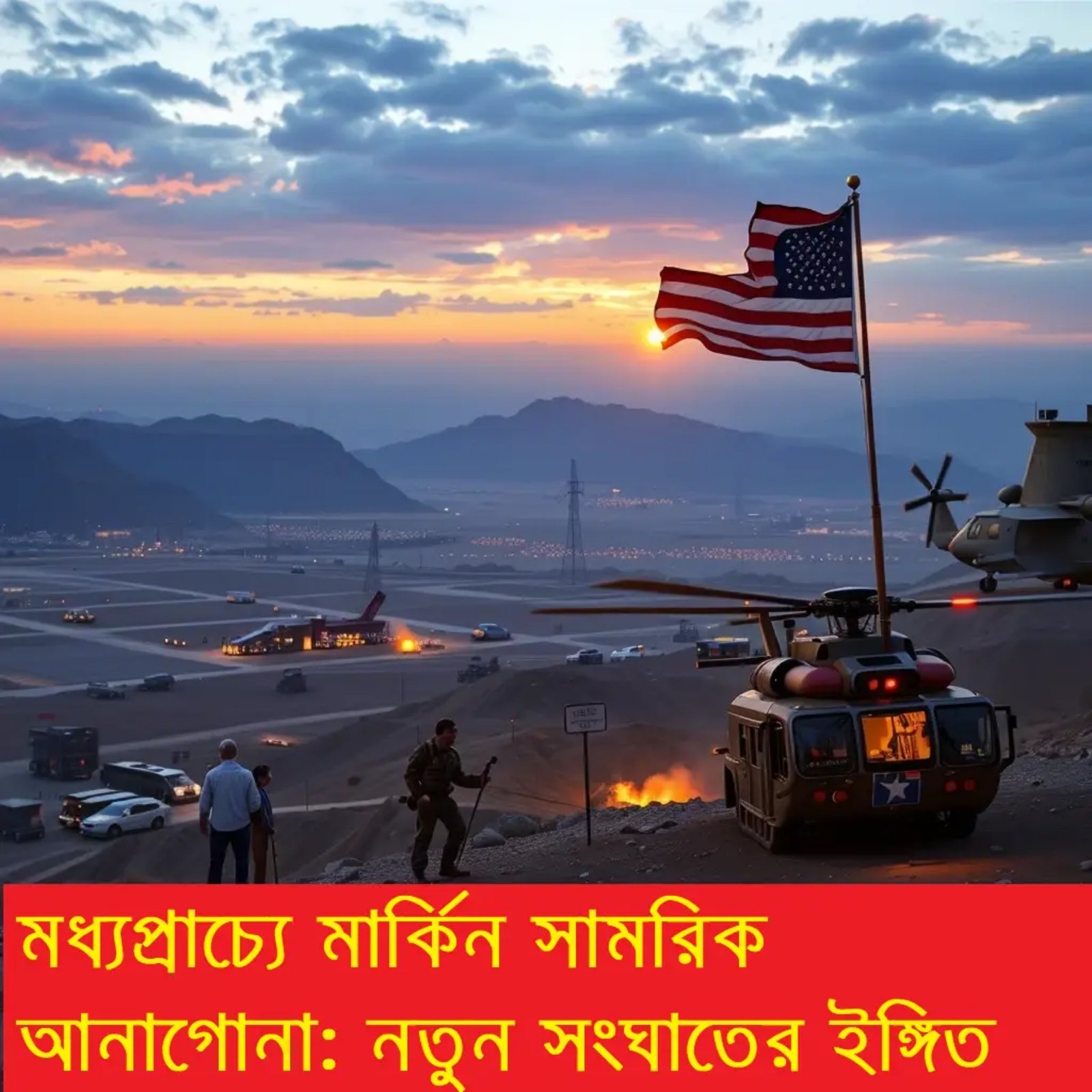 মধ্যপ্রাচ্যে মার্কিন সামরিক আনাগোনা: নতুন সংঘাতের ইঙ্গিত