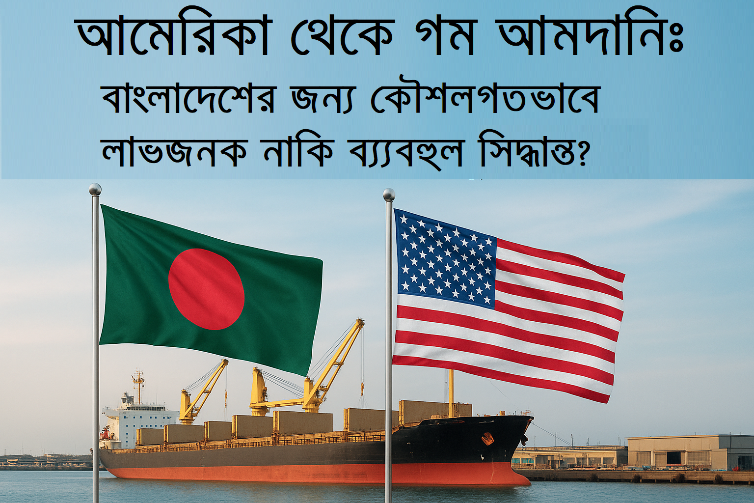 আমেরিকা থেকে গম আমদানি: বাংলাদেশের জন্য কতটা লাভজনক?