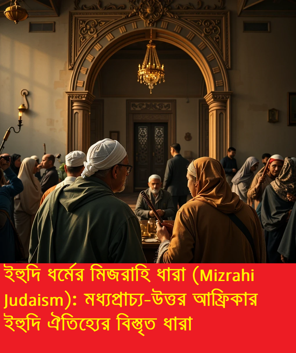 অপরিচিত ধর্মের আলোকে-ইব্রাহিমীয় ধর্মসমূহঃ Mizrahi Judaism (মিজরাহি ইহুদিবাদ): মধ্যপ্রাচ্য–উত্তর আফ্রিকার ইহুদি ঐতিহ্যের বিস্তৃত ধারা