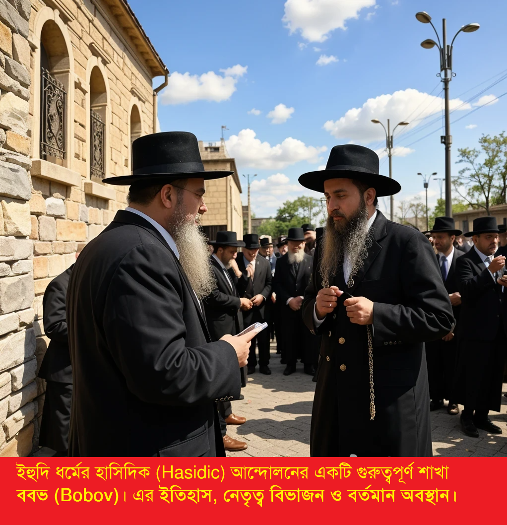 অপরিচিত ধর্মের ইব্রাহিমীয় ধর্মসমূহঃ ইহুদি ধর্মের ববভ (bobov) হাসিদিক ধারা