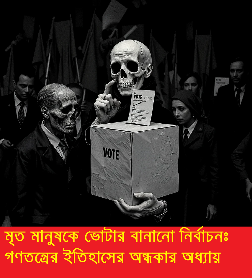 মৃত মানুষকে ভোটার বানানো নির্বাচনঃ গণতন্ত্রের ইতিহাসের অন্ধকার অধ্যায়