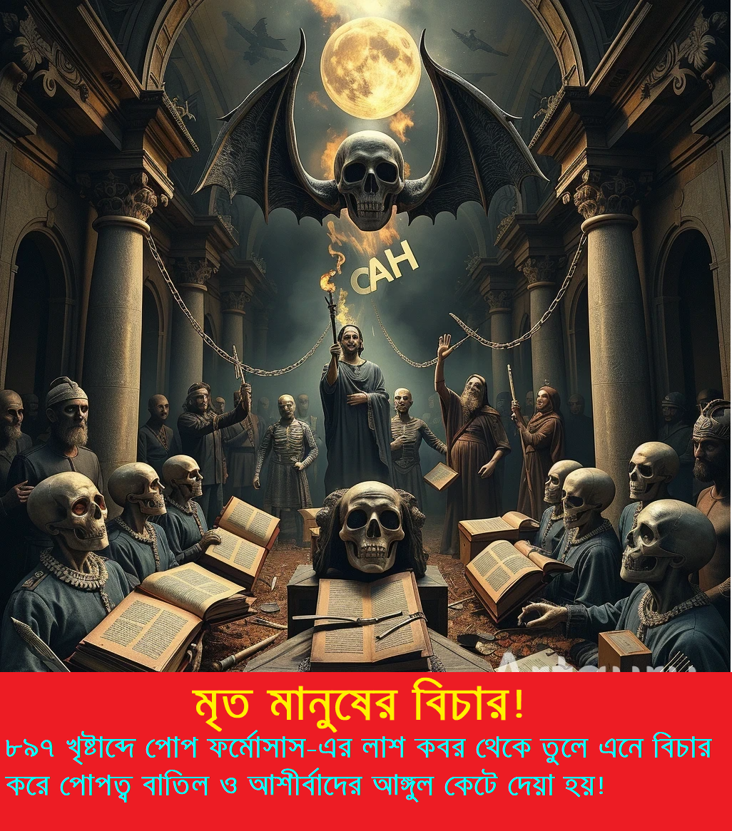 বিশ্বের সবচেয়ে বিকৃত বিচারঃ মৃত মানুষকে কবর থেকে তুলে এনে বিচার করা হয়েছিলো