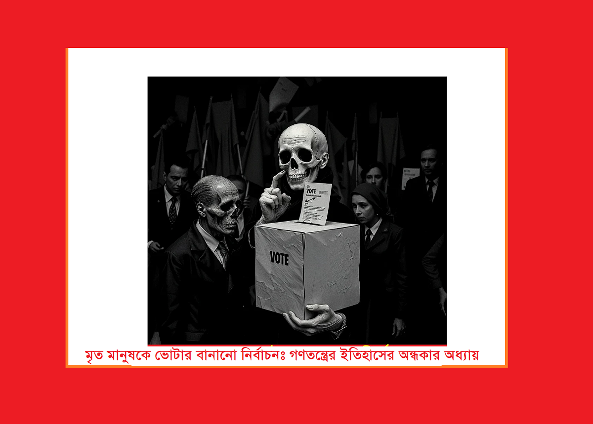 মৃত মানুষকে ভোটার বানানো নির্বাচনঃ গণতন্ত্রের ইতিহাসের অন্ধকার অধ্যায়