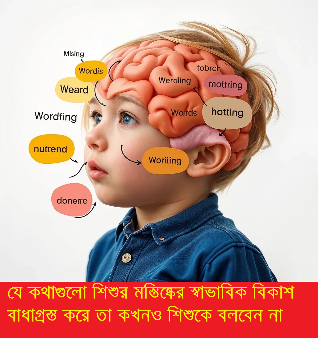 শিশুর মস্তিস্কের বিকাশে ক্ষতিকর বাক্য: যেসব বাক্য মস্তিস্কের স্বাভাবিক বিকাশ বাধাগ্রস্থ করে