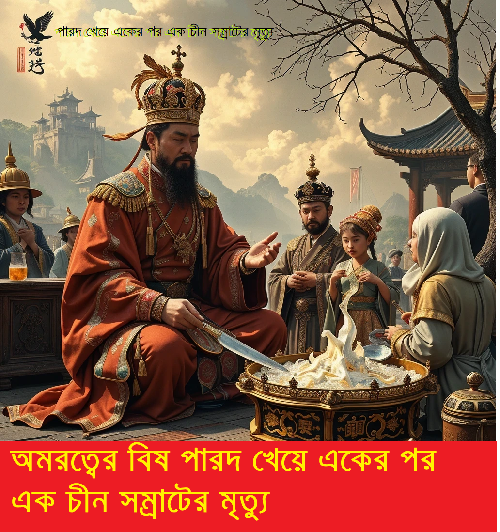 চীনের সম্রাটদের অমরত্বের বিষঃ পারদ খেয়ে একের পর এক চীন সম্রাটের মৃত্যু