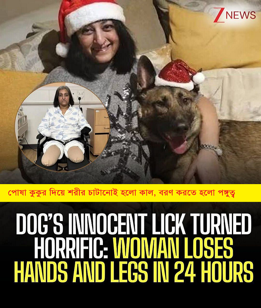 পোষা কুকুরের ‘চুমু’ই হয়ে গেলো প্রাণঘাতী বিপদের কারণ