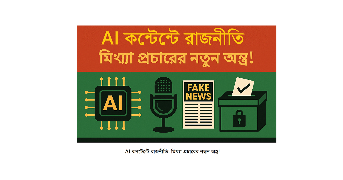 AI কনটেন্টে রাজনীতি: মিথ্যা প্রচারের নতুন অস্ত্র!