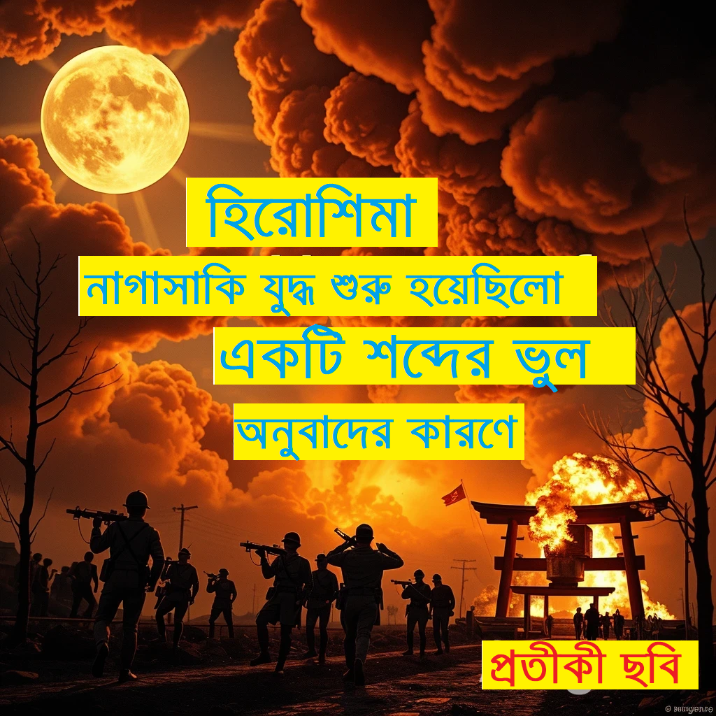 বিশ্বের চমকপ্রদ ঘটনা | যুদ্ধ শুরু হয়েছিল শব্দের ভুল অনুবাদে