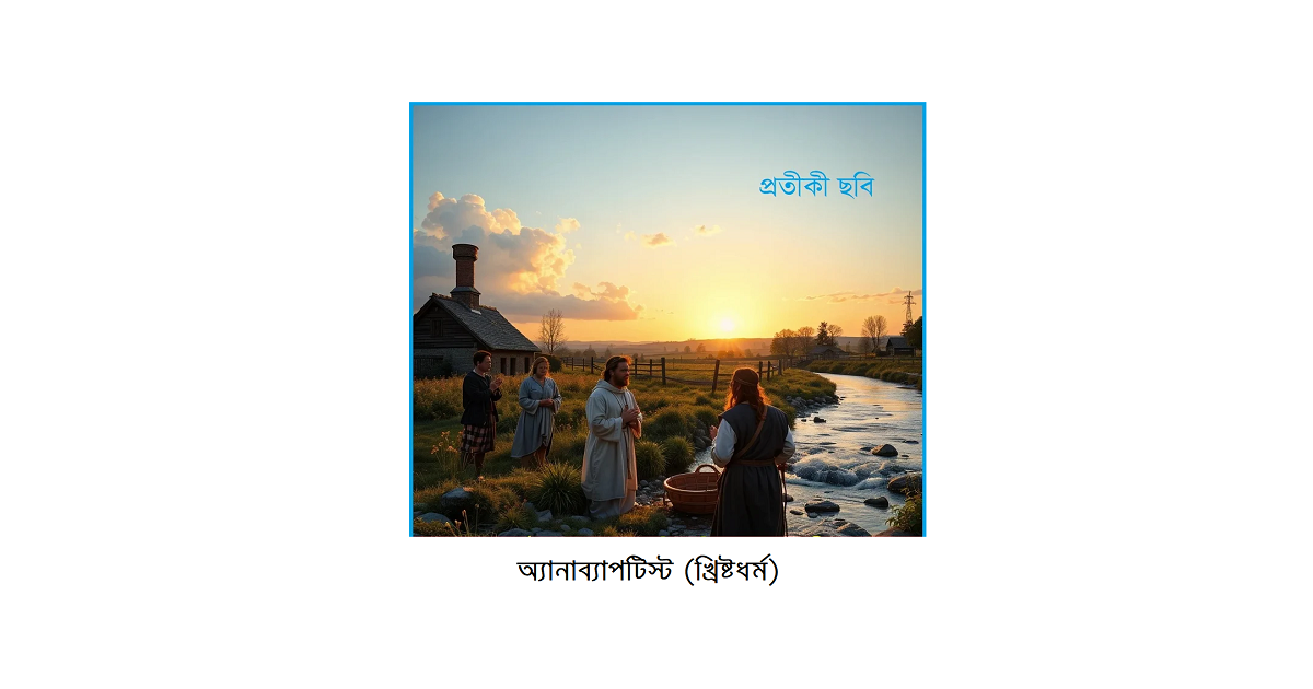 অপরিচিত ধর্মের আলোকে – ইব্রাহিমীয় ধর্মসমূহ: অ্যানাব্যাপটিস্ট (Anabaptism)