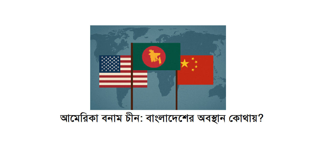 আমেরিকা বনাম চীন: বাংলাদেশের অবস্থান কোথায়?
