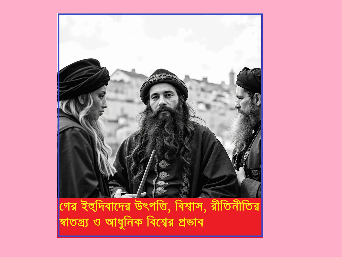 অপরিচিত ধর্মের আলোকে-ইব্রাহিমীয় ধর্মঃ ইহুদি ধর্মের গের হাসিদিজম