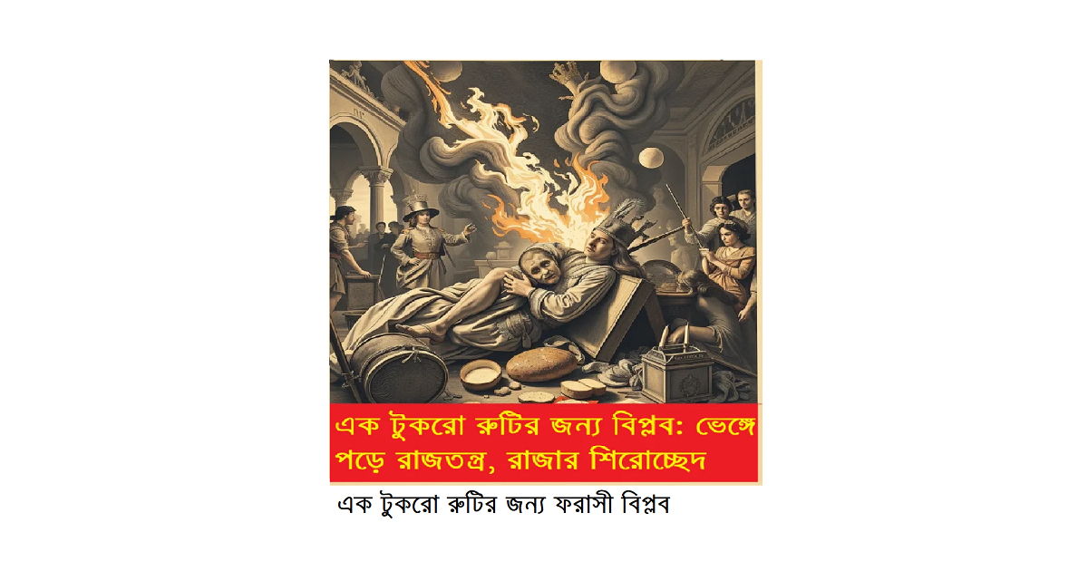 এক টুকরো রুটির জন্য বিপ্লব: ভেঙ্গে পড়ে রাজতন্ত্র, রাজার শিরোচ্ছেদ