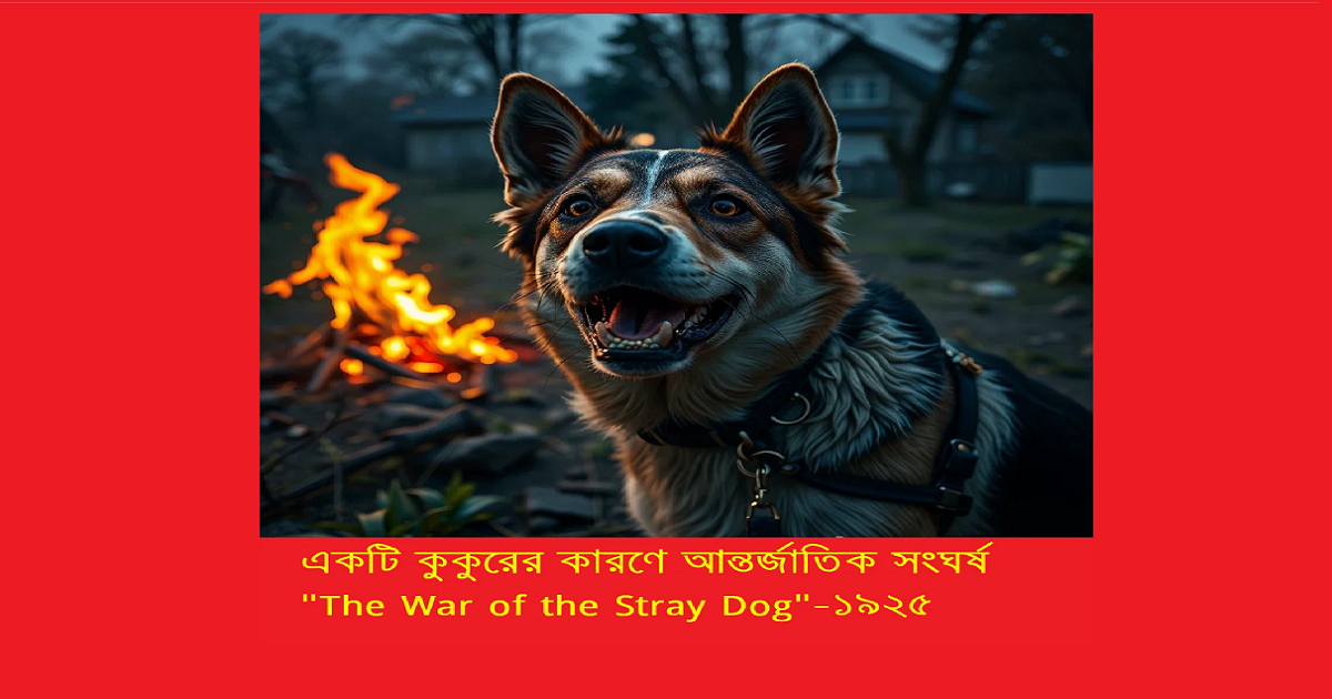 একটি কুকুরের কারণে দুই দেশের মধ্যে যুদ্ধ