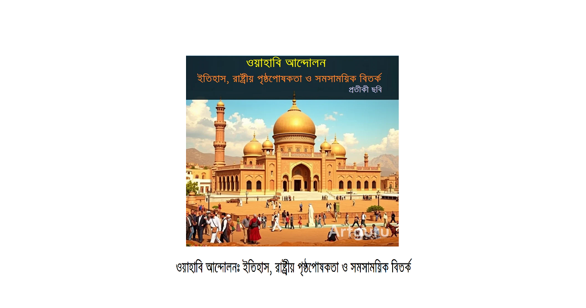 ধর্মচিন্তা | ওয়াহাবি আন্দোলনঃ ইতিহাস, রাষ্ট্রীয় পৃষ্ঠপোষকতা ও সমসাময়িক বিতর্ক