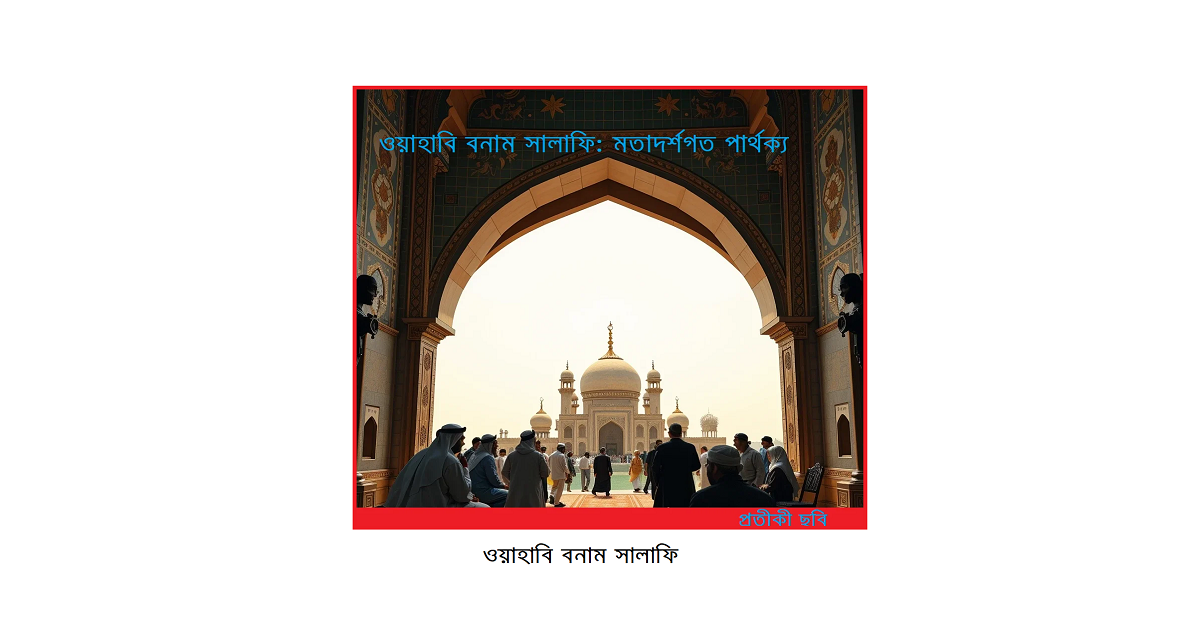 ধর্মচিন্তা | ওয়াহাবি বনাম সালাফি: মতাদর্শগত পার্থক্য ও বাংলাদেশ–উপমহাদেশে সালাফি চিন্তার প্রভাব