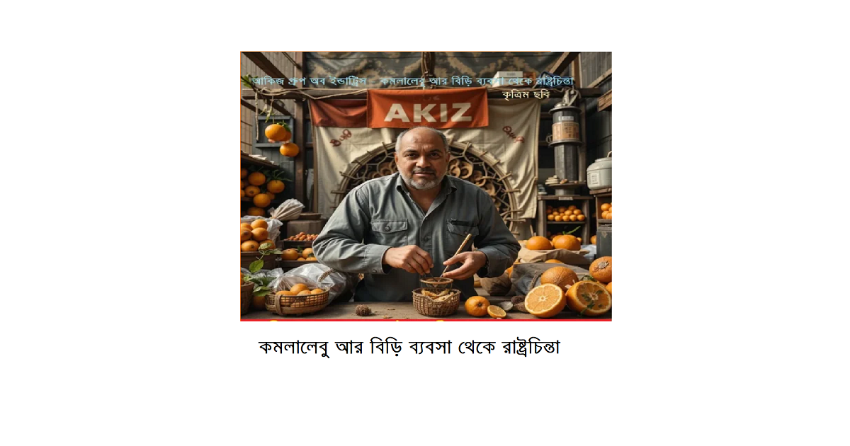 কমলালেবু আর বিড়ি ব্যবসা থেকে রাষ্ট্রচিন্তা