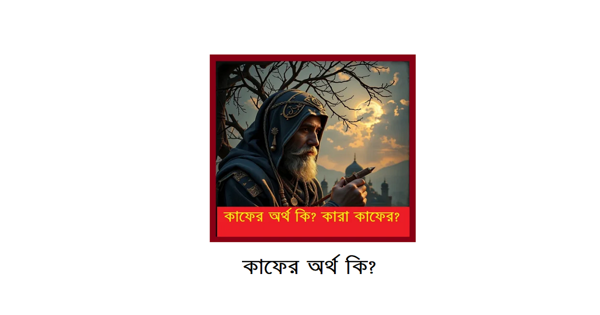 কাফের অর্থ কি?
