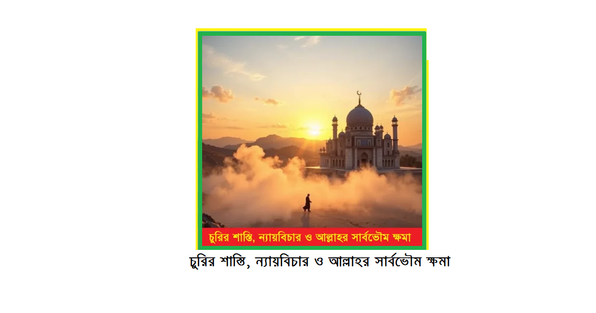 সূরা আল-মায়িদা (৩৮–৪০): চুরির শাস্তি, ন্যায়বিচার ও আল্লাহর সার্বভৌম ক্ষমা