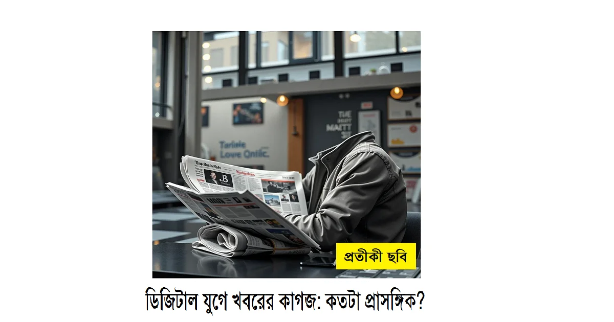 ডিজিটাল যুগে খবরের কাগজ কতটা প্রাসঙ্গিক?
