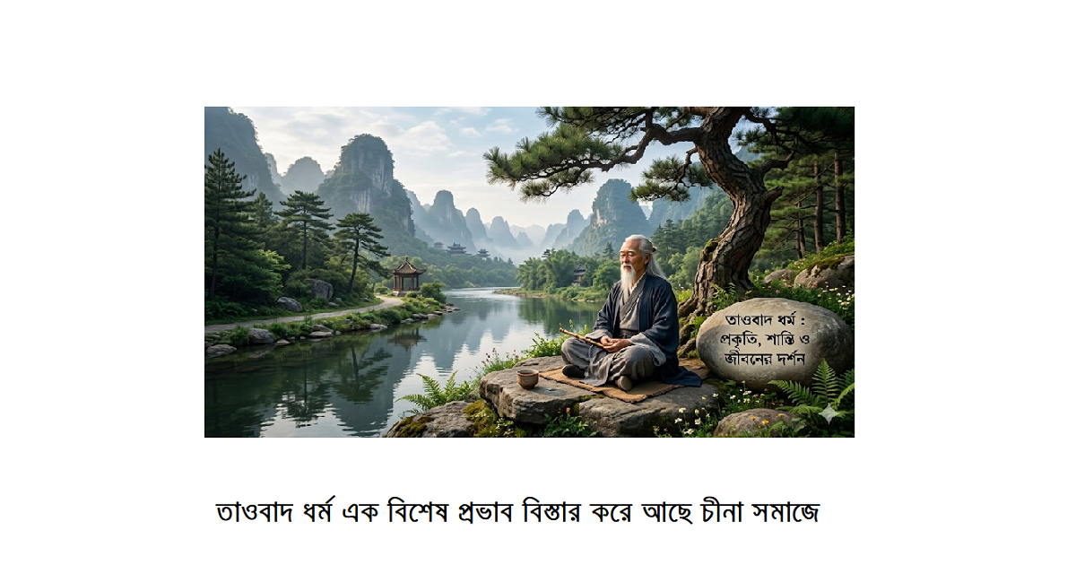 ধর্মচিন্তা । তাওবাদ ধর্ম : প্রকৃতি, শান্তি ও জীবনের দর্শন