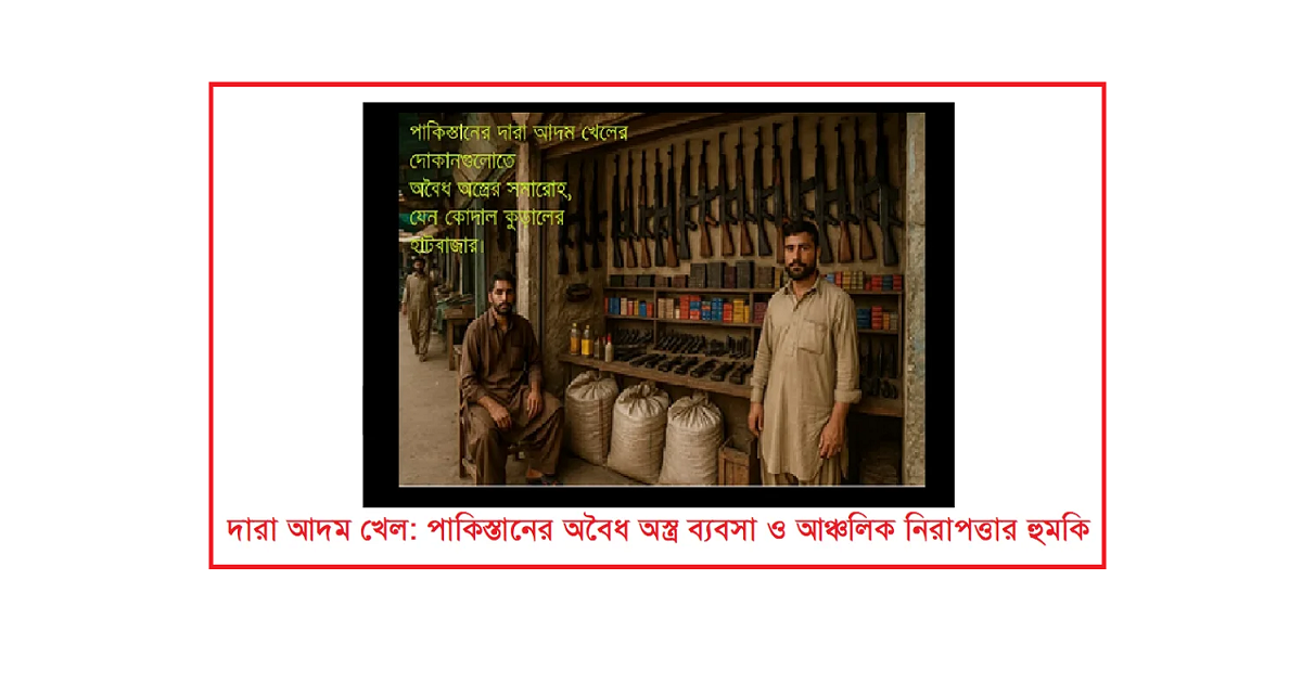 দারা আদম খেল: পাকিস্তানের অবৈধ অস্ত্র ব্যবসা ও আঞ্চলিক নিরাপত্তার হুমকি