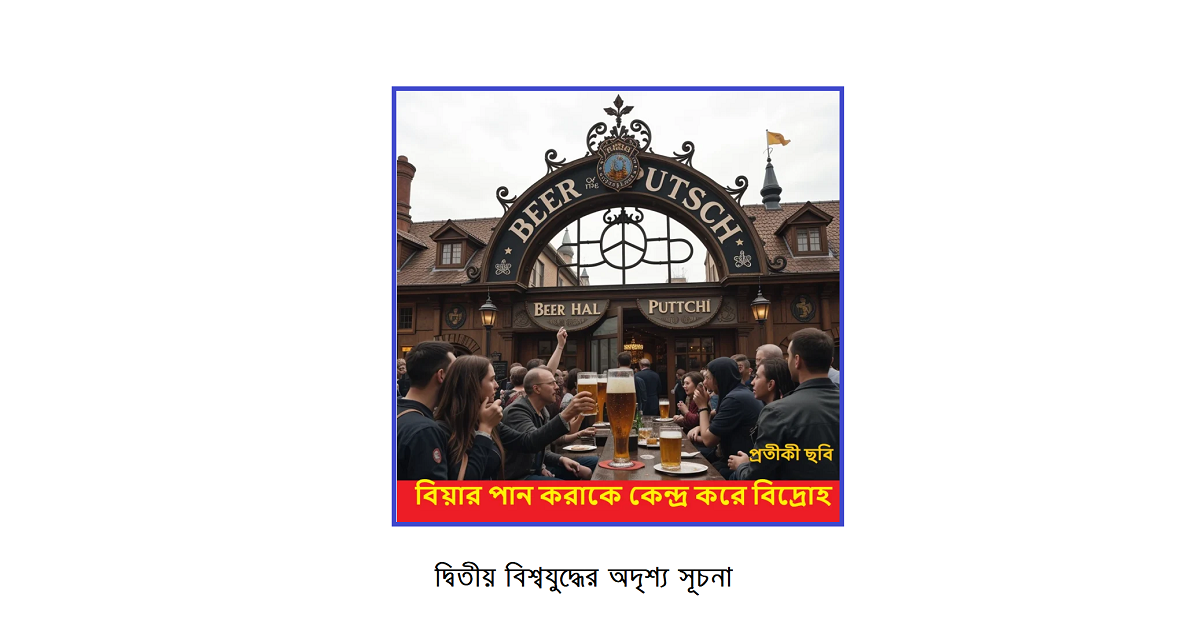 বিয়ারহলবিদ্রোহ: দ্বিতীয় বিশ্বযুদ্ধের অদৃশ্য সূচনা