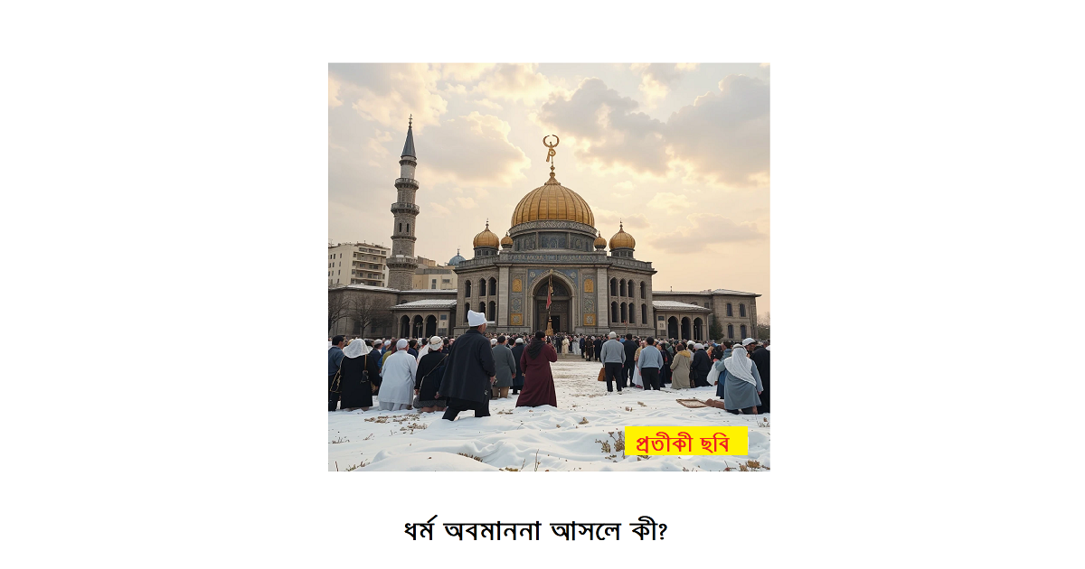 ধর্ম অবমাননা আসলে কী?