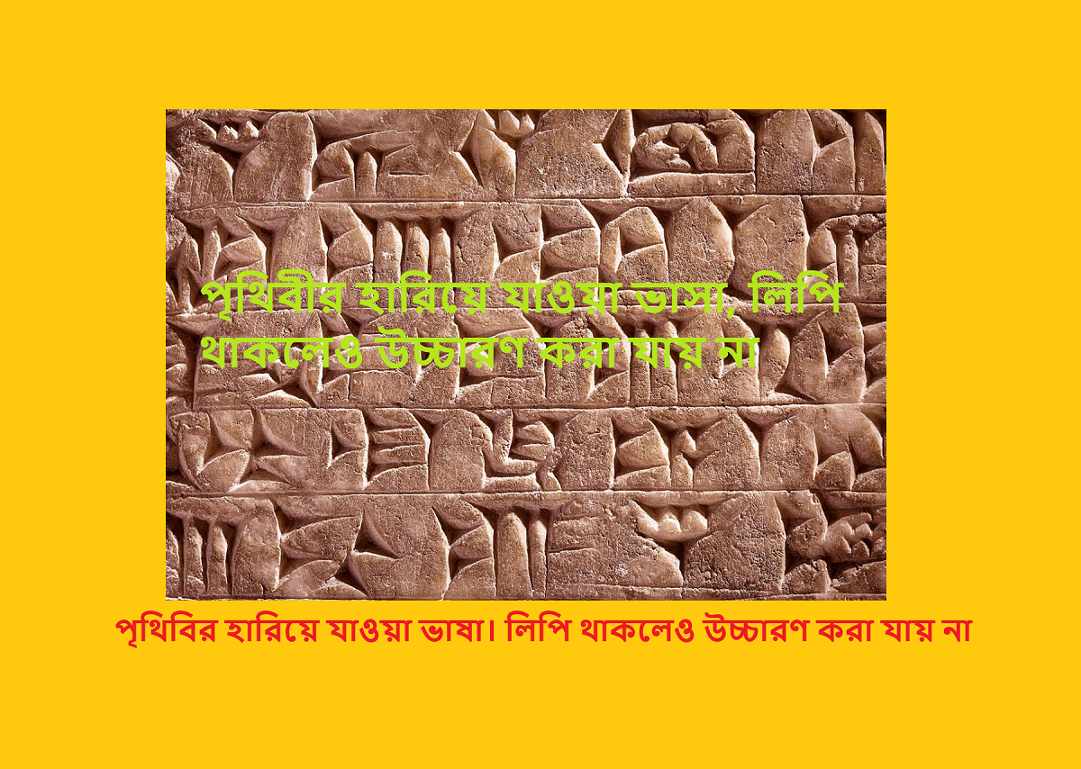 পৃথিবীর হারিয়ে যাওয়া ভাষাঃ পৃথিবীতে এমনও ভাষা আছে যা কেউ উচ্চারণ করতে পারে না