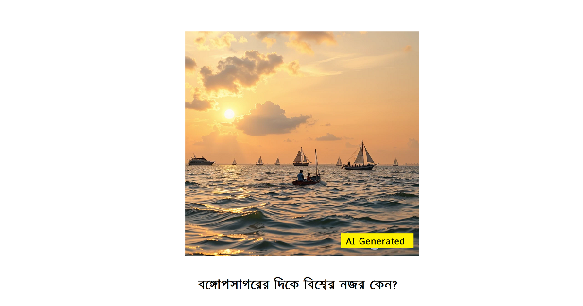 বঙ্গোপসাগরের দিকে বিশ্বের নজর কেন?