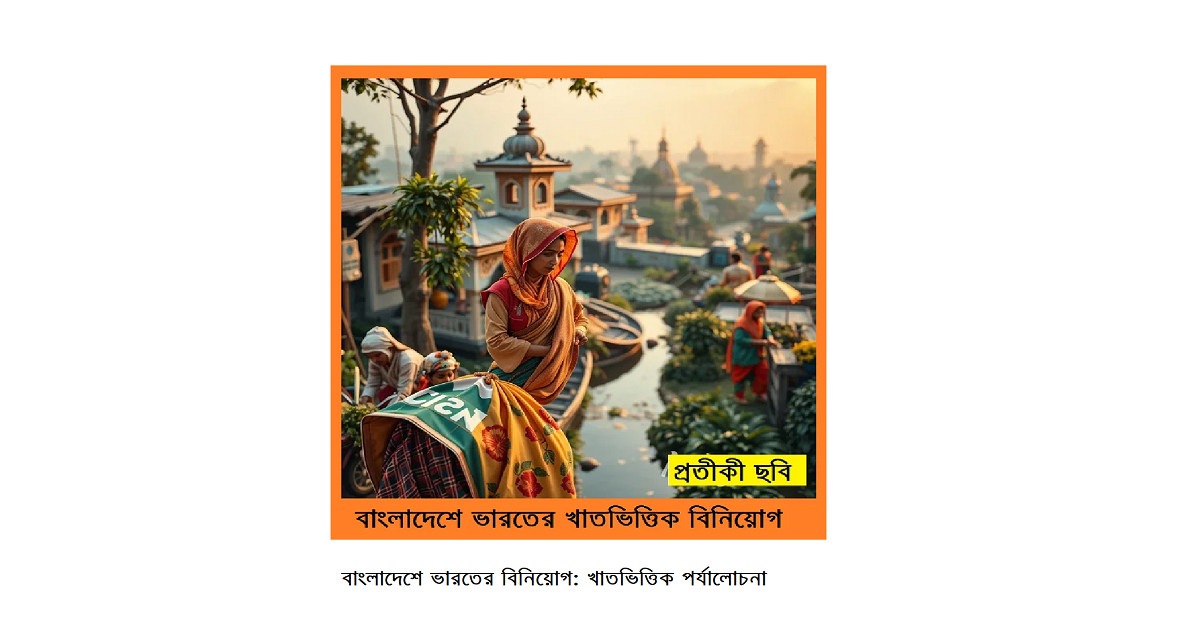বাংলাদেশে ভারতের বিনিয়োগ: খাতভিত্তিক পর্যালোচনা ও প্রাসঙ্গিকতা (১৯৯৬–২০২৫)