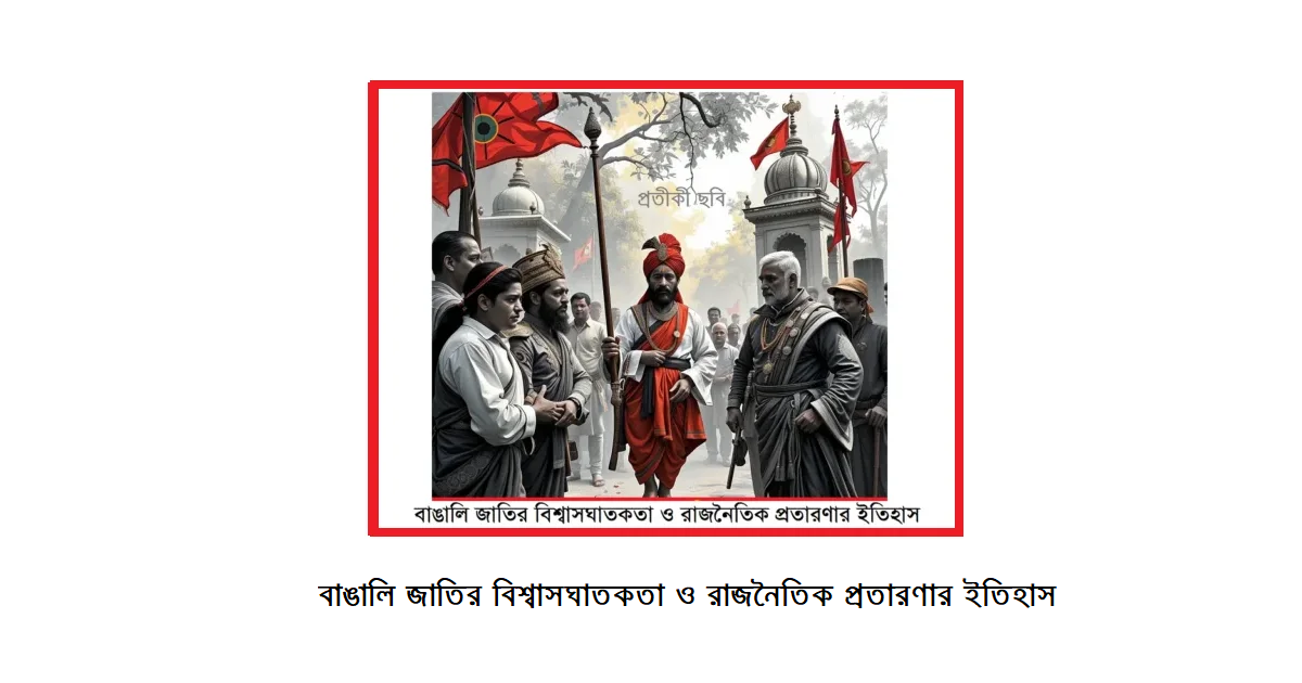 বাঙালি জাতির বিশ্বাসঘাতকতা ও রাজনৈতিক প্রতারণার ইতিহাস: অশোক থেকে শেখ হাসিনা পর্যন্ত