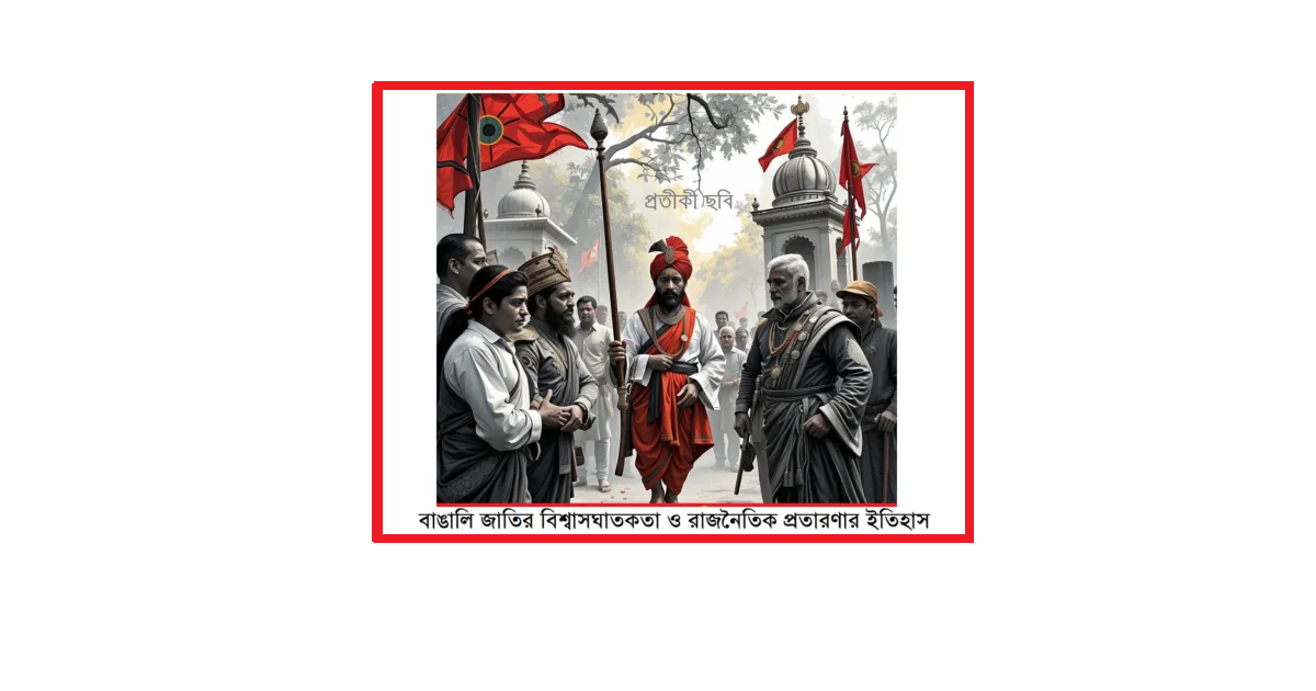 বাঙালি জাতির বিশ্বাসঘাতকতা ও রাজনৈতিক প্রতারণার ইতিহাস: অশোক থেকে শেখ হাসিনা পর্যন্ত