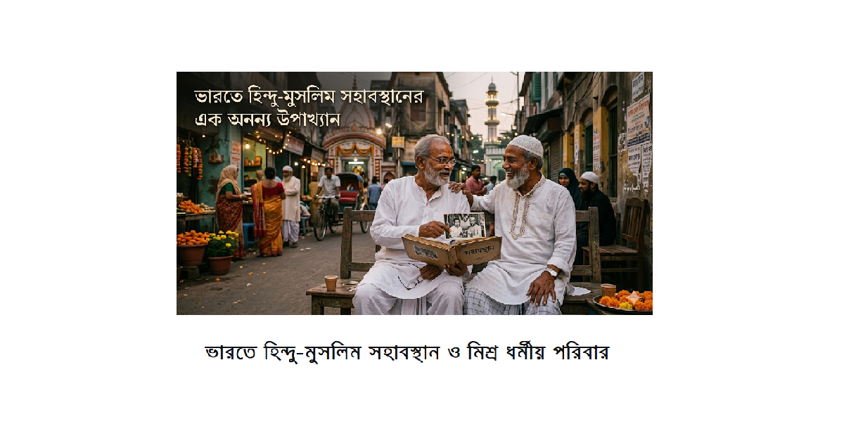 ধর্মচিন্তা । ভারতে হিন্দু-মুসলিম সহাবস্থান ও মিশ্র ধর্মীয় পরিবারের এক অনন্য উপাখ্যান
