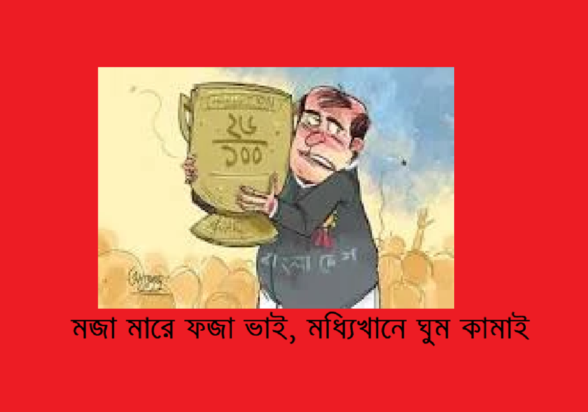 “মজা মারে ফজা ভাই, মধ্যিখানে ঘুম কামাই”