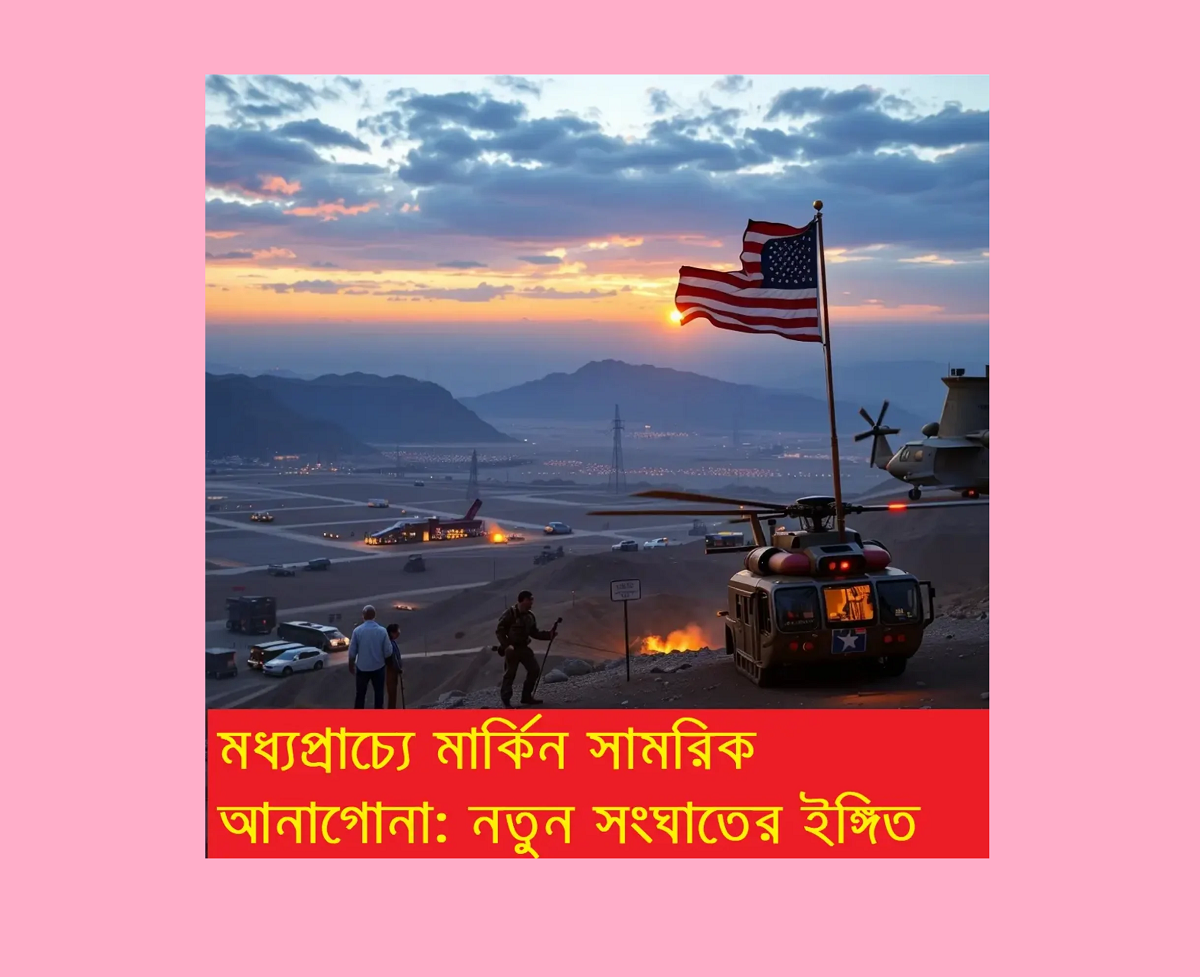 মধ্যপ্রাচ্যে মার্কিন সামরিক আনাগোনা: নতুন সংঘাতের ইঙ্গিত