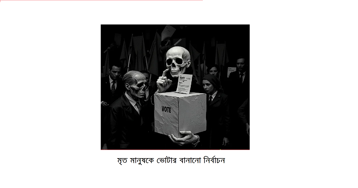 মৃত মানুষকে ভোটার বানানো নির্বাচনঃ গণতন্ত্রের ইতিহাসের অন্ধকার অধ্যায়