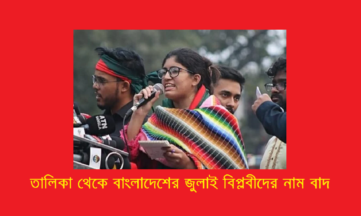 যুক্তরাষ্ট্রের পররাষ্ট্র দপ্তরের সাহসী নারী পুরস্কারের তালিকা থেকে বাংলাদেশের জুলাই বিপ্লবীদের নাম বাদ