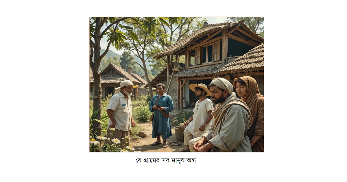 যে গ্রামের সব মানুষ অন্ধ