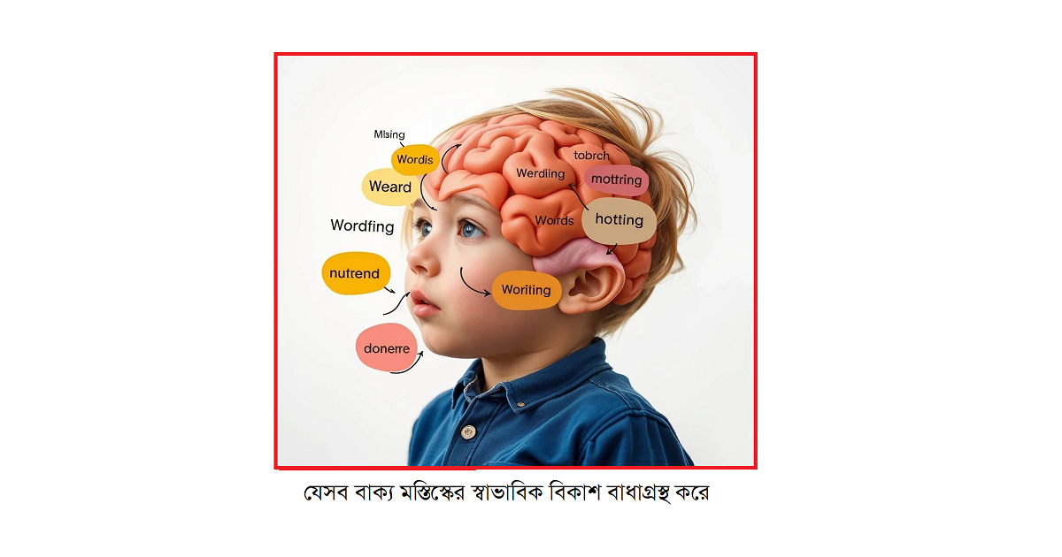 শিশুর মস্তিস্কের বিকাশে ক্ষতিকর বাক্য: যেসব বাক্য মস্তিস্কের স্বাভাবিক বিকাশ বাধাগ্রস্থ করে