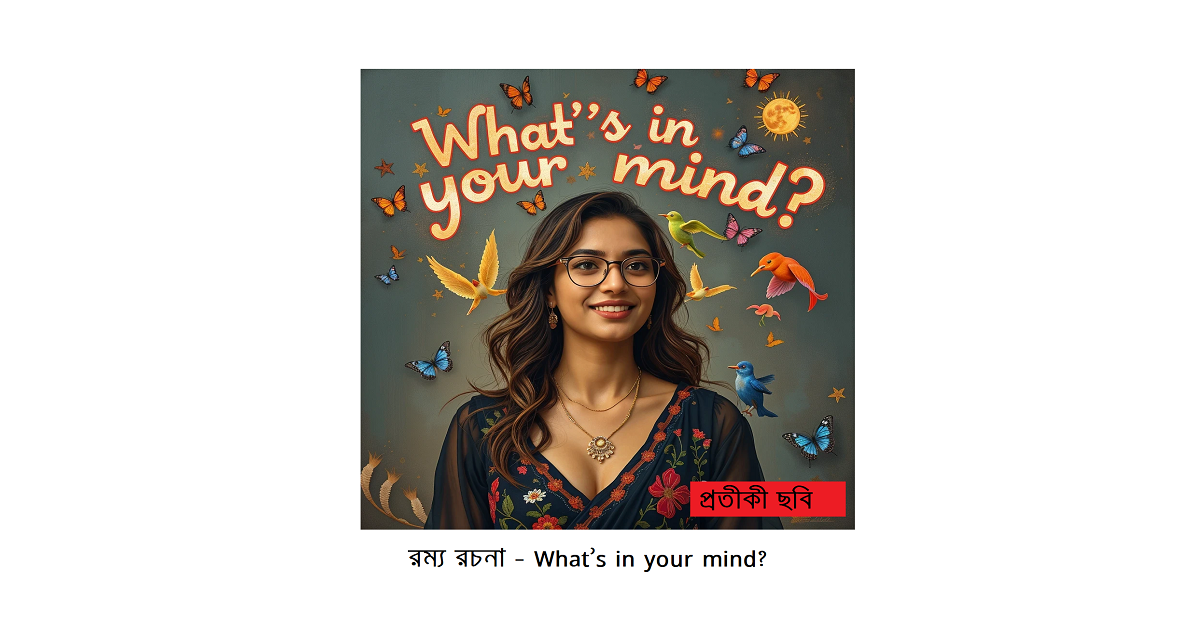 রম্য রচনা – What’s in your mind?