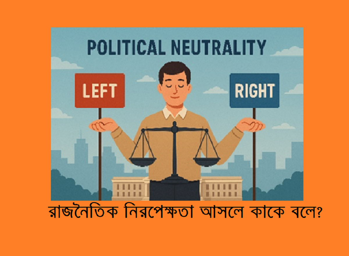রাজনৈতিক নিরপেক্ষতা আসলে কাকে বলে?