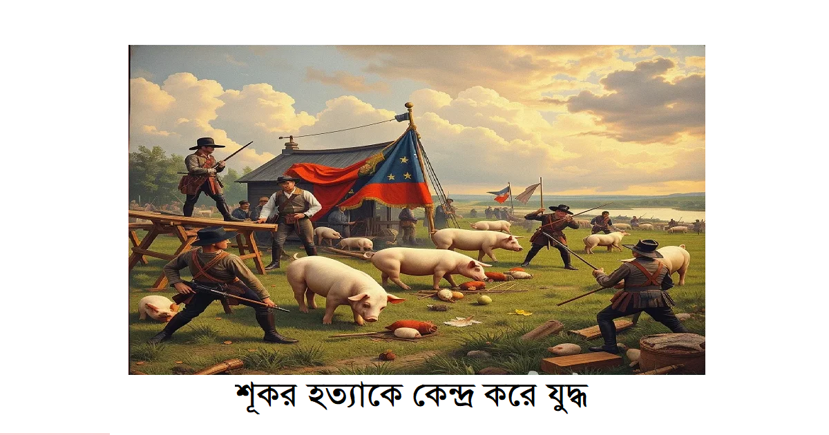 শূকর হত্যাকে কেন্দ্র করে যুদ্ধ: পিগ ওয়ার (Pig War)-১৮৫৯