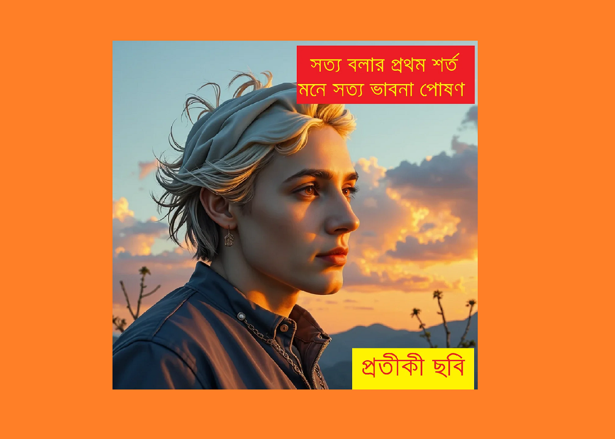 সত্য ভাবার সাহস ও সদিচ্ছা — সত্য বলার প্রথম শর্ত