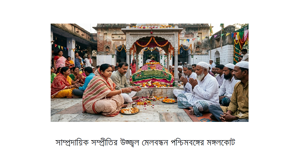 ধর্মচিন্তা । সাম্প্রদায়িক সম্প্রীতির উজ্জ্বল মেলবন্ধন পশ্চিমবঙ্গের মঙ্গলকোটঃ যেখানে পীর-পূজায় হিন্দু-মুসলিম মিলেমিশে এক অভিন্ন সমাজ