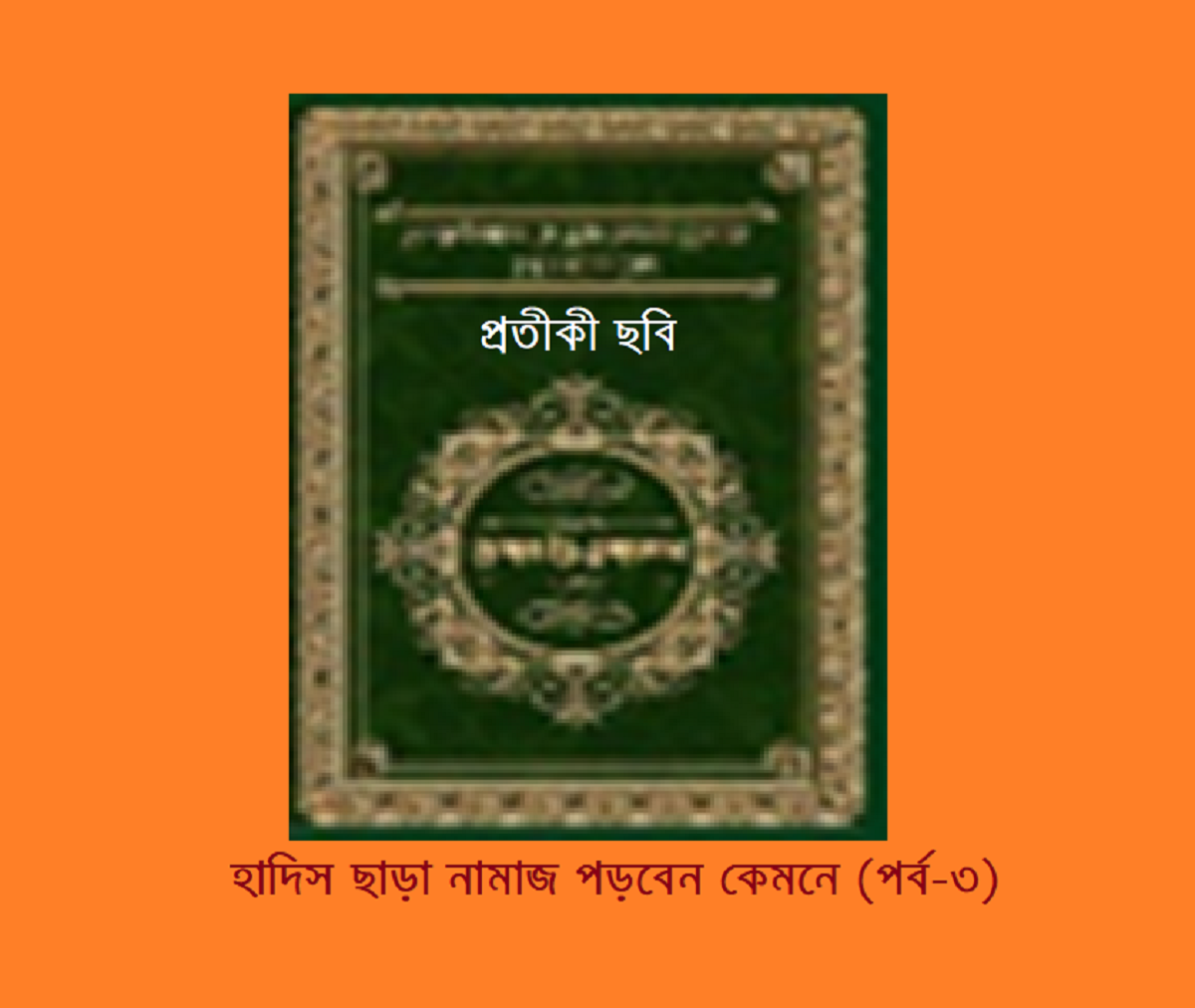 হাদিস ছাড়া নামাজ পড়বেন কেমনে (পর্ব-৩)